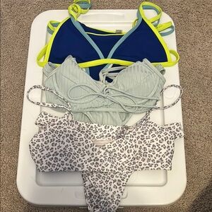 3 for $10 Shein Bikini Sets - Blue, Mint, Leopard